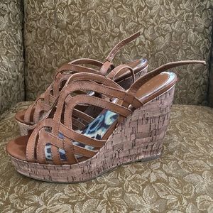 Madden Girl Cork Wedges